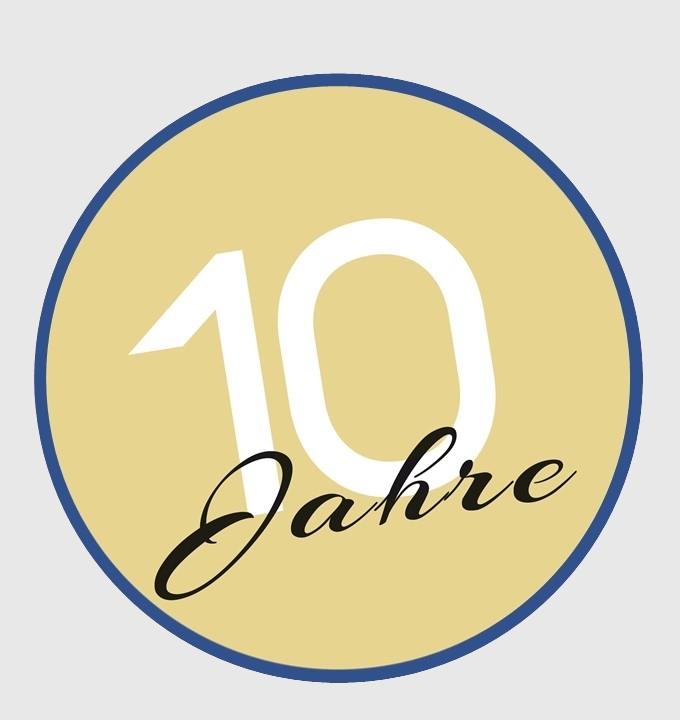 Button 10 Jahre