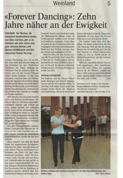Zeitungsartikel klein